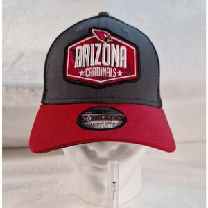 New Era 39THIRTY NFL Arizona Cardinals Fitted Mesh Hat Cap Size M/L